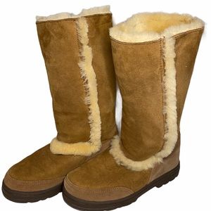 Ugg Sundance II Shearling Chestnut Tall Boots